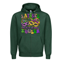 Sports Green laissez les bon temps rouler Zipper Hoodie - LillyAllenDesigns