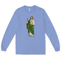 Colony Blue san judas1 Long Sleeve Tee - JahusDesignShop