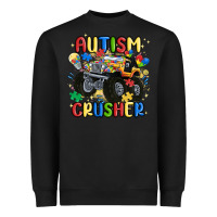 Black autism crusher Heavyweight Sweatshirt - MaliasSmallBusiness