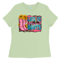 Matcha life is better in boots Ladies Tee - Zillion Design Studio