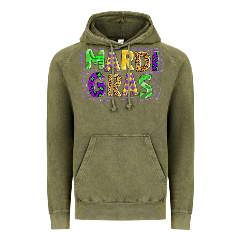 Mardi Gras Vintage Hoodie by AdoDesignShop | Teevron