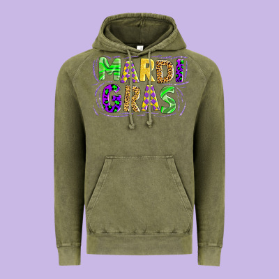 Mardi Gras Vintage Hoodie Designed By Adodesignshop