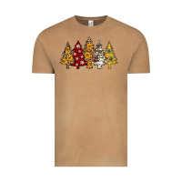 Vintage Camel leopard christmas trees Vintage Tee - AdoDesignShop