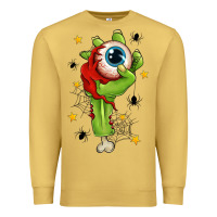 Antique Gold Zombie Hand with Eyeball Premium Sweatshirt - texasbilliewilder