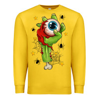 Lemon Zombie Hand with Eyeball Premium Sweatshirt - texasbilliewilder