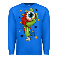 True Royal Zombie Hand with Eyeball Premium Sweatshirt - texasbilliewilder