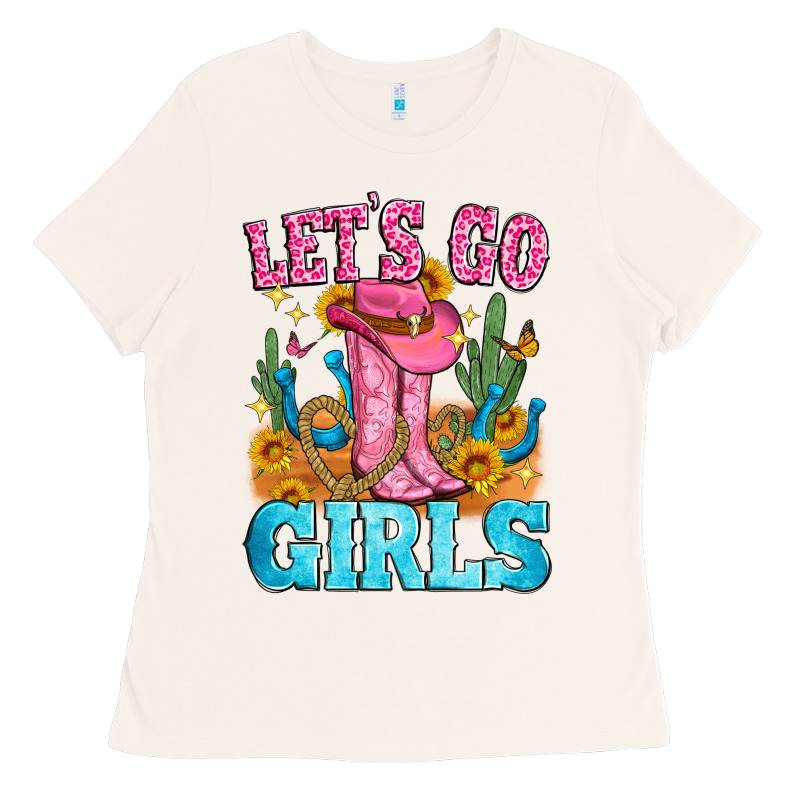 Let's Go Girls Ladies Tee by Zillion Design Studio | Teevron