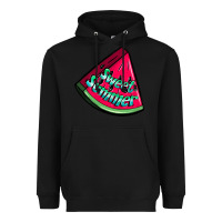 Black sweet summer watermelon Heavyweight Hoodie - NancyCooperArtShop