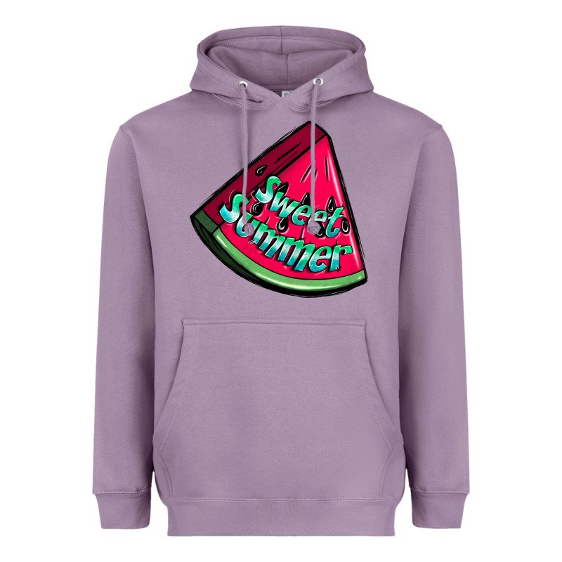 Sweet Summer Watermelon Heavyweight Hoodie by NancyCooperArtShop | Teevron