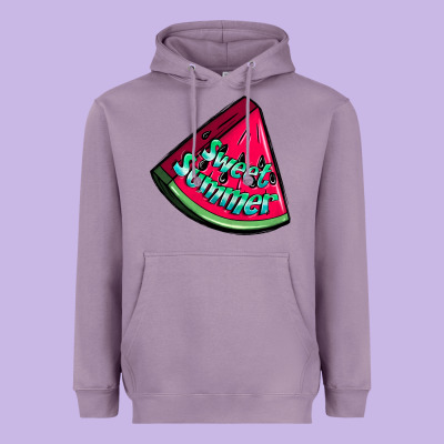Sweet Summer Watermelon Heavyweight Hoodie Designed By Nancycooperartshop