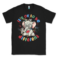 Black it's ok to be different Classic Tee - MaliasSmallBusiness