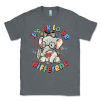 Charcoal Heather it's ok to be different Classic Tee - MaliasSmallBusiness