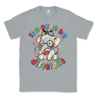 Heather Grey it's ok to be different Classic Tee - MaliasSmallBusiness