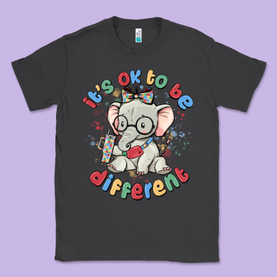 It's Ok To Be Different Classic Tee Designed By Maliassmallbusiness
