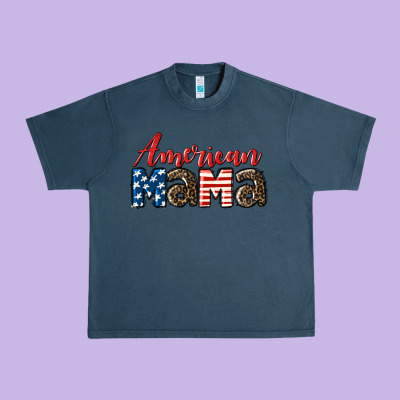 Western American Mama Urban Heavy Tee Designed By Lillyallendesigns