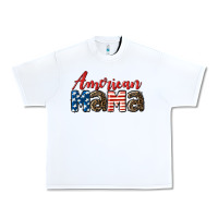 White Western American Mama Urban Heavy Tee - LillyAllenDesigns