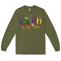 Army Green cajun to the core Long Sleeve Tee - MaliasSmallBusiness