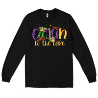 Black cajun to the core Long Sleeve Tee - MaliasSmallBusiness
