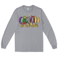 Heather Grey cajun to the core Long Sleeve Tee - MaliasSmallBusiness