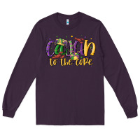 Plum cajun to the core Long Sleeve Tee - MaliasSmallBusiness