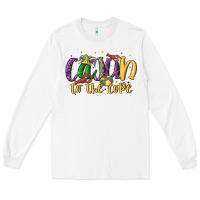 White cajun to the core Long Sleeve Tee - MaliasSmallBusiness