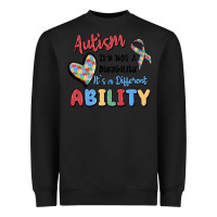 Black autism it's not a disability it's a different abil Heavyweight Sweatshirt - MaliasSmallBusiness