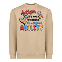 Autism It's Not A Disability It's A Different Abil Heavyweight Sweatshirt | Teevron