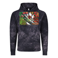 Cloud Black mexico flag sunflowers roses and cactus with serape aztec and leopard Vintage Hoodie - Artiststas