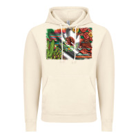 Vintage Artic mexico flag sunflowers roses and cactus with serape aztec and leopard Vintage Hoodie - Artiststas