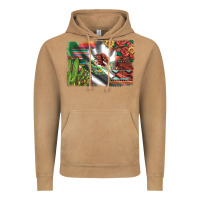 Vintage Camel mexico flag sunflowers roses and cactus with serape aztec and leopard Vintage Hoodie - Artiststas