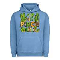 Pigment Pebble Blue un pinch able  st. patrick's day Urban Hoodie - OliviaCreatesArt