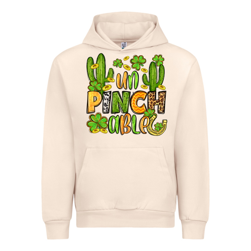 Un Pinch Able  St. Patrick's Day Urban Hoodie by OliviaCreatesArt | Teevron