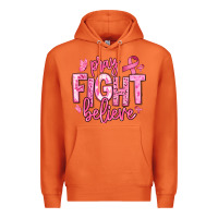 Carrot pray fight believe breast cancer Premium Hoodie - texasbilliewilder