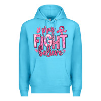 Ocean Blue pray fight believe breast cancer Premium Hoodie - texasbilliewilder