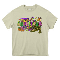 Mossy louisiana mardi gras Heavy Core Tee - FaDigitalArtStudio