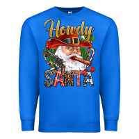 True Royal Howdy Santa Premium Sweatshirt - NancyCooperArtShop
