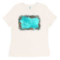 Bone gemstone leopard background Ladies Tee - JahusDesignShop