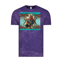 Cloud Purple western rodeo bullfighter Aztec leopard turquoise Vintage Tee - BarkalooDesign