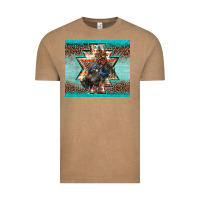 Vintage Coffee western rodeo bullfighter Aztec leopard turquoise Vintage Tee - BarkalooDesign