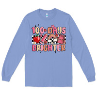 Colony Blue 100 days brighter Long Sleeve Tee - MaliasSmallBusiness