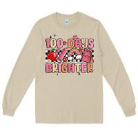 Mushroom 100 days brighter Long Sleeve Tee - MaliasSmallBusiness