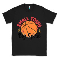 Black small town big spirit Classic Tee - MaliasSmallBusiness