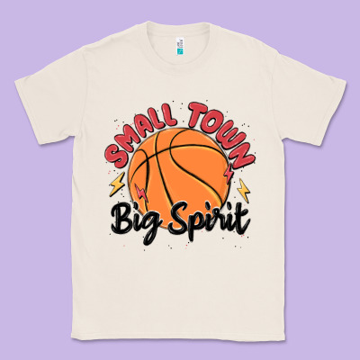 Small Town Big Spirit Classic Tee Designed By Maliassmallbusiness