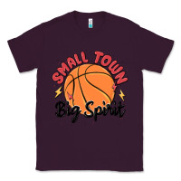 Plum small town big spirit Classic Tee - MaliasSmallBusiness
