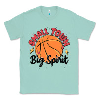 Seafoam small town big spirit Classic Tee - MaliasSmallBusiness