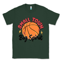 Sports Green small town big spirit Classic Tee - MaliasSmallBusiness