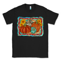 Black pumpkin sunflower Classic Tee - AdoDesignShop