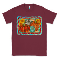 Burgundy pumpkin sunflower Classic Tee - AdoDesignShop