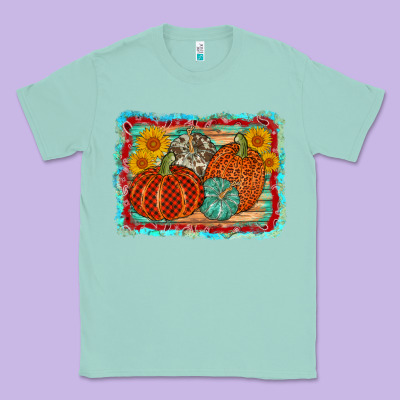 Pumpkin Sunflower Classic Tee Designed By Adodesignshop