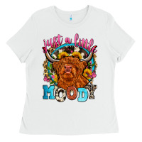 White just a little moody Ladies Tee - Zillion Design Studio